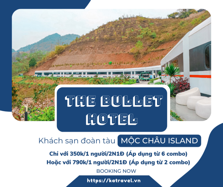 Khám phá ngay khách sạn đoàn tàu siêu độc đáo tại Mộc Châu
